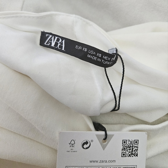 Zara One Shoulder White Dress - Picture 8 of 10